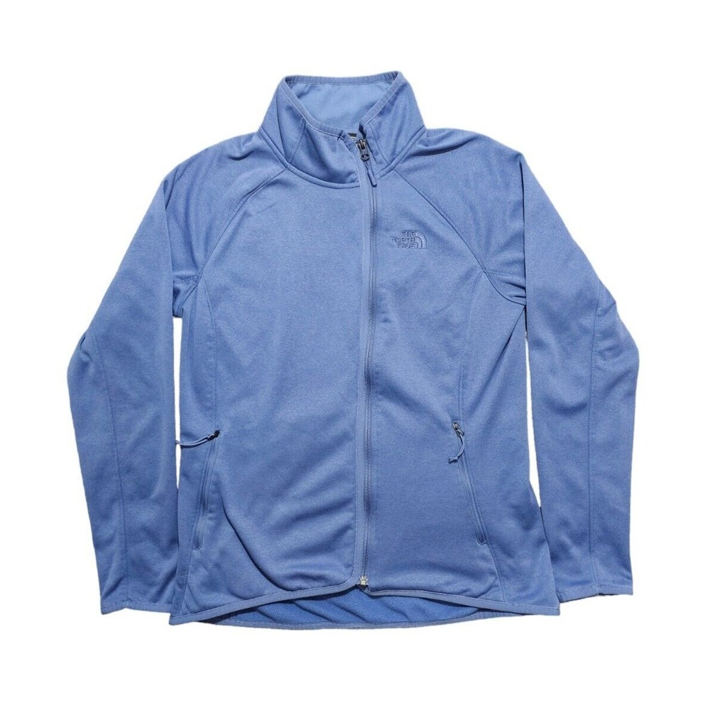 THE NORTH FACE Blue Long Sleeve Full Zip Coat Jacket Women's Size Large